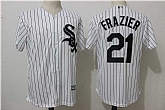 Chicago White Sox #21 Todd Frazier White New Cool Base Jersey,baseball caps,new era cap wholesale,wholesale hats